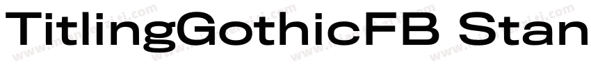 TitlingGothicFB StandardComp字体转换